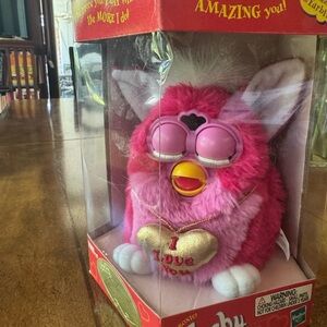 1999 Tiger Furby Valentines Day I love you